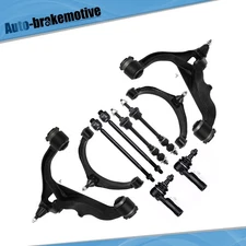 10x Front Upper Lower Control Arm Ball Joints Tie Rod For Dodge Ram 1500 09-10