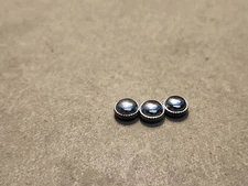 3 Bestfit T9 Diameter 5.4mm Stainless Waterproof Watch Crowns W/2.4mm Opening 