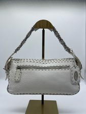 Borsa a mano Fendi in pelle bianca 1156664