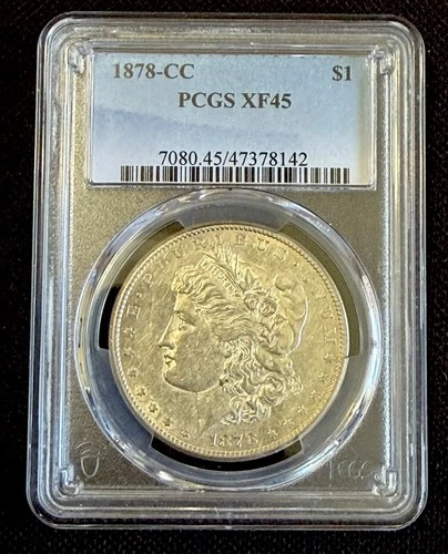 1878-CC Morgan Dollar PCGS XF45