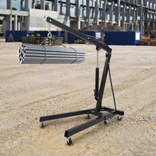2 Ton 4400lb Engine Motor Hoist Cherry Picker Shop Crane Lift Black Foldable 2 Ton 4400lb Engine Motor Hoist Cherry Picker Shop Crane Lift Black Foldable