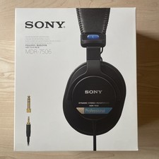 Sony Professional MDR-7506 Studio Monitor Dynamic Stereo Headphones Excellent 