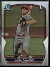 2023 Bowman Draft #BDC-200 Jason Savacool Chrome Refractor