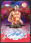2025-26 Topps Chrome Asa Newell Chromograph Red Refractor /5 RC Auto Hawks RW3