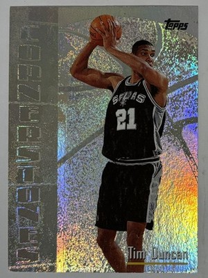 Tim Duncan 1998-99 Topps Cornerstones #C15 - San Antonio Spurs