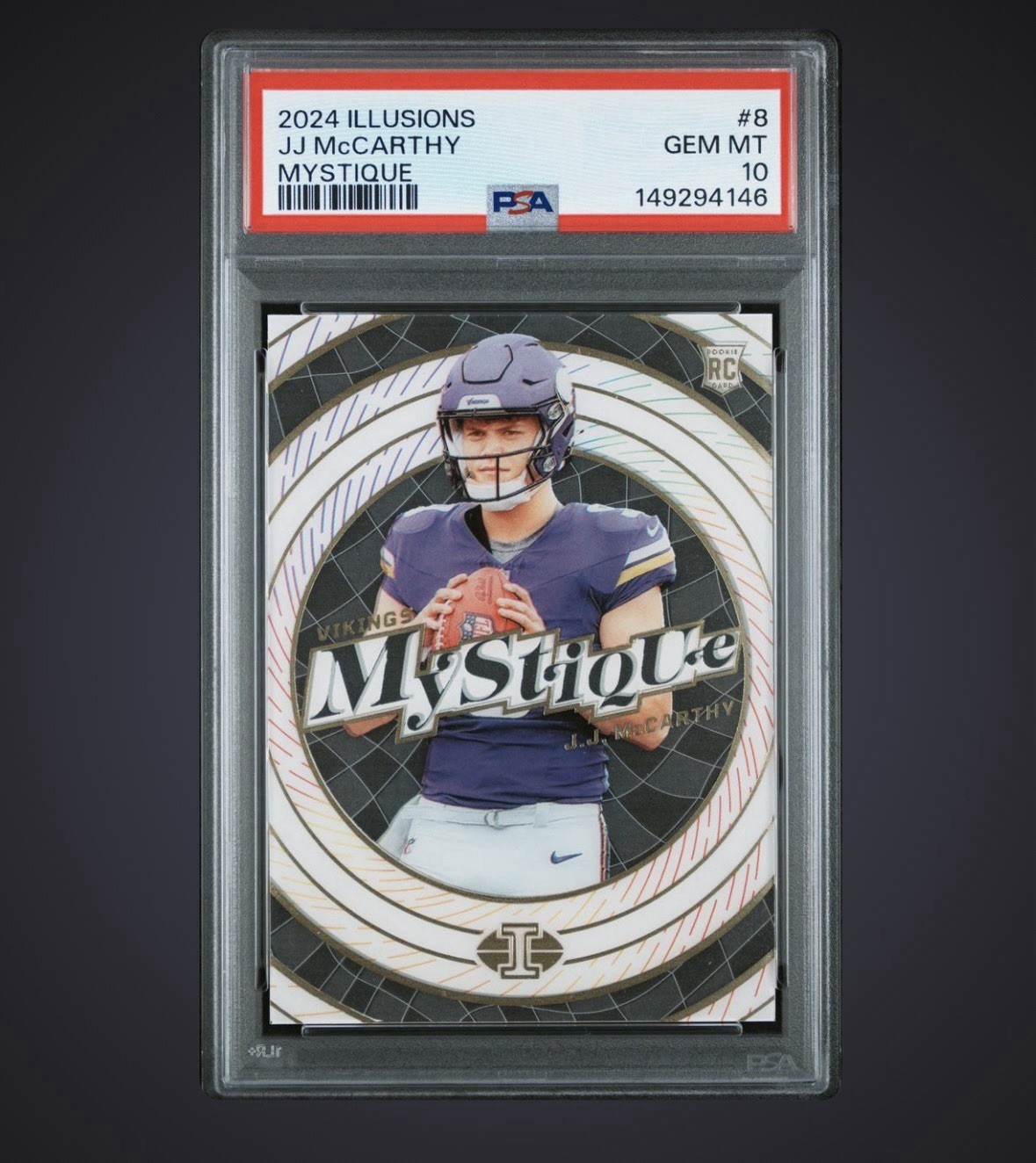 JJ McCarthy Panini Illusions Mystique #8 Base