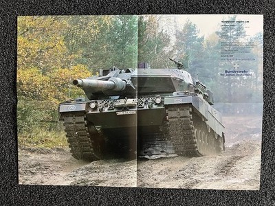 Bundeswehr - Poster - Heer ''KPz-Kampfpanzer Leopard 2A6'' -