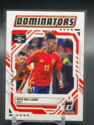 2025 2026 Donruss FIFA World Cup Spain Nico Williams #7 Domintaros