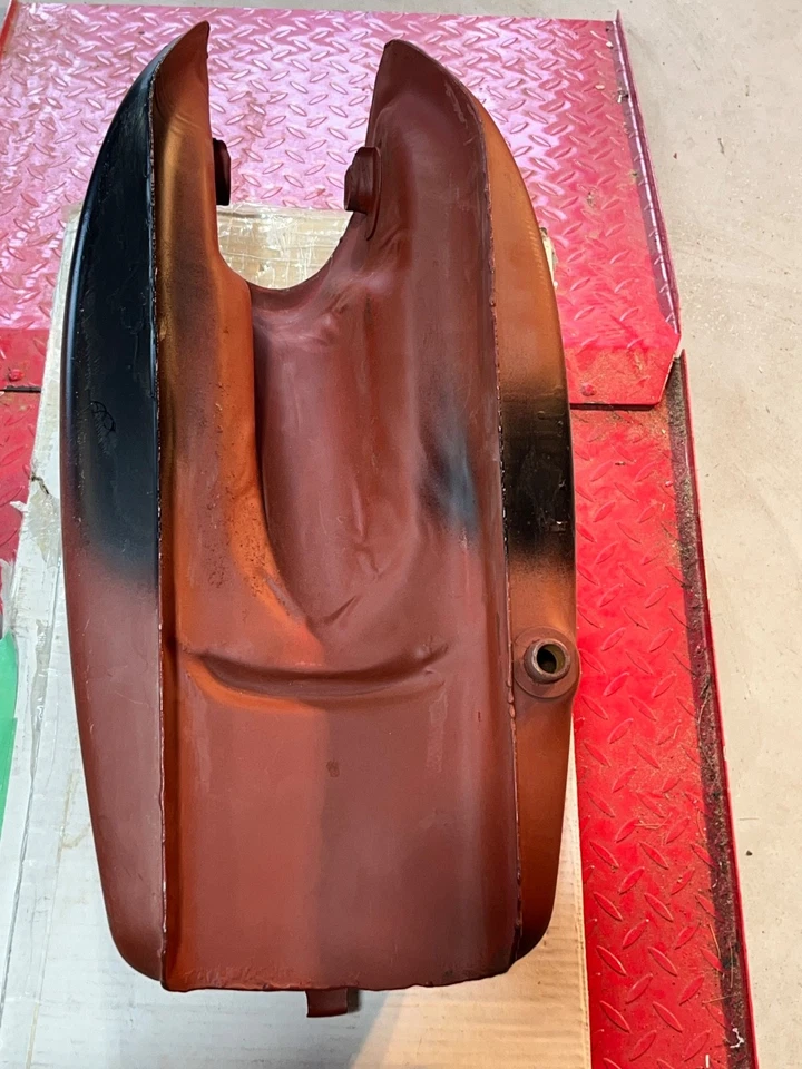 Kawasaki S2 350 1973 triple tanque de gasolina Foto 2 de 4