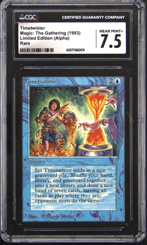 1993 MTG ALPHA TIMETWISTER CGC 7.5