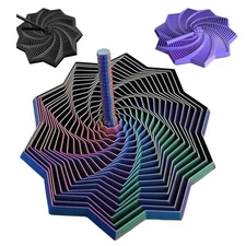 3D Printed Fidget Star Sensory Toy Fractal Spinner Stress Relief Desk Toy Large