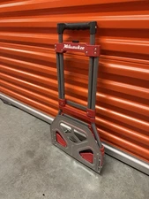 Milwaukee Hand Truck Folding Dolly 150 lb. Capacity Cart Fold-Up Portable Moving
