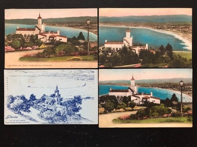 [4] La Venta Inn Palos Verdes Estates California postcards [all posted]