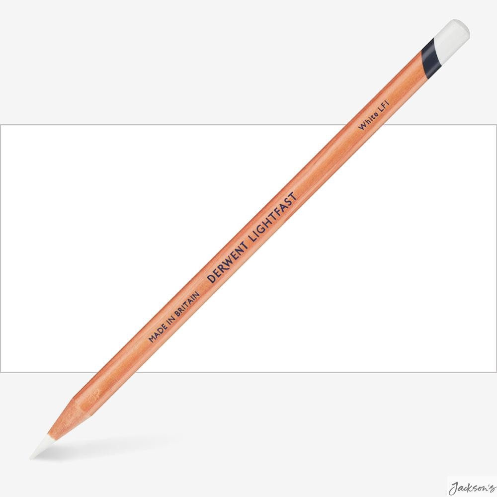 Derwent Lightfast Colour Pencil Oil Based White For Highlights And Drawing
