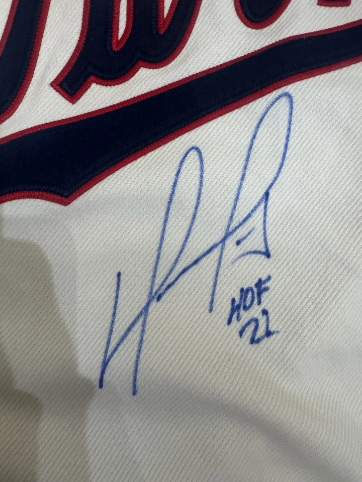 David Ortiz Signed Minnesota Twins Jersey "HOF 22" Inscribed Beckett COA - Image 2 of 4