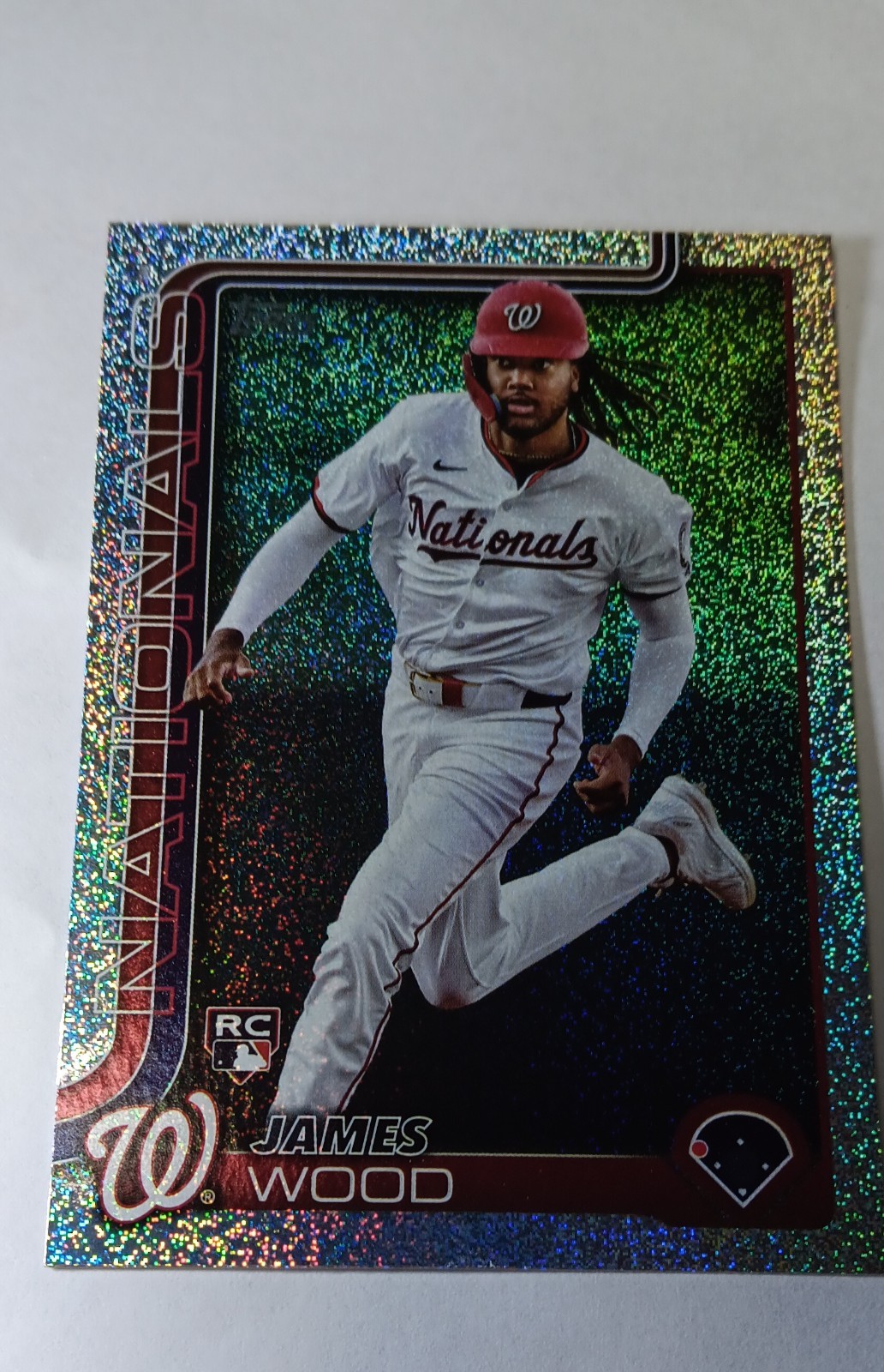 2025 Topps Series 1 - James Wood #181 Sandglitter (RC)