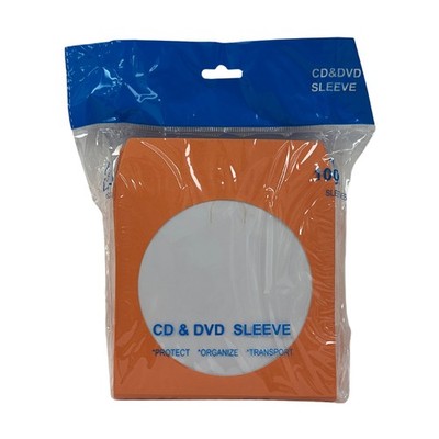 Paper CD/DVD Sleeves with Window & Flap Lot