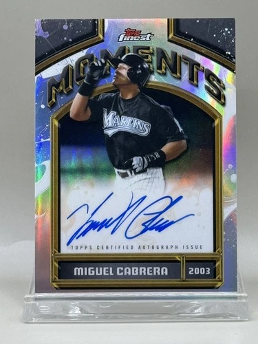2026 Topps Finest Miguel Cabrera Base (RAW)