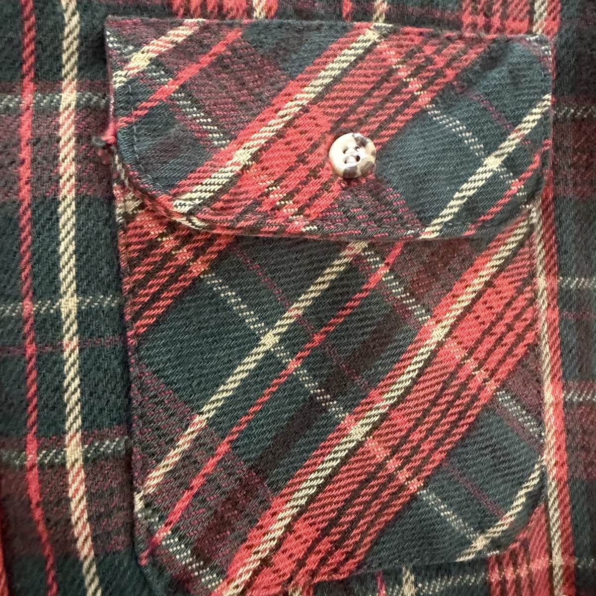 Five Brother Vintage Flannel Shirt Medium View 3