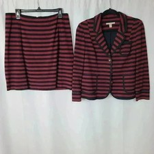 2 pc Banana Republic blazer 8 petite skirt 10 petite