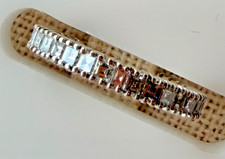 14K White Gold 1.75 CTW G-H SI1 Natural Princess Diamond Eternity Ring 5.5