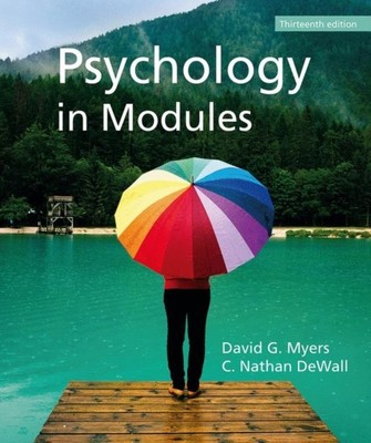 PSYCHOLOGIE IN MODULEN von MYERS, DAVID (Taschenbuch) (9781319383725)