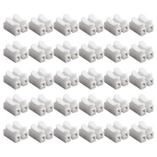 Fast and Secure Cable Clamp Terminal Blocks 30 Pack for LED Strip Lights
