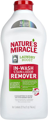 Nature S Miracle Laundry Boost In-Wash Stain and Odor Remover, 32 Ounces, Laundr