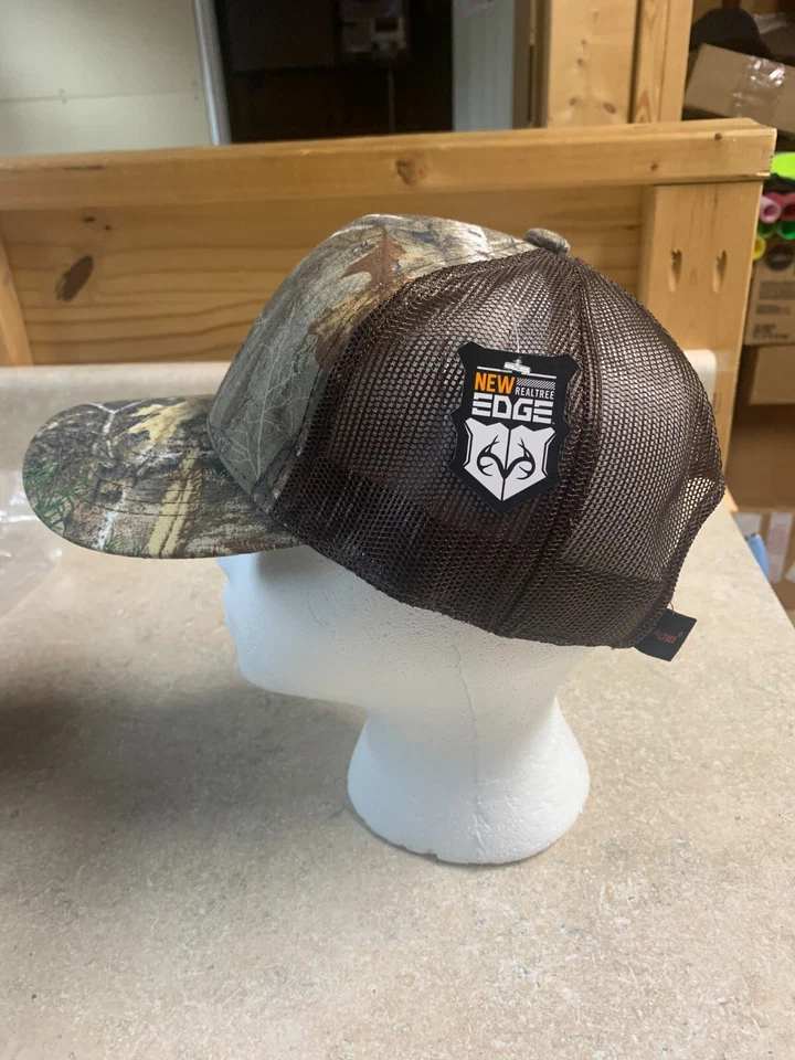 Realtree Edge Camo Cap Mesh Panel Hunting Hat / Adjustable Closure / OSFM - Image 4 of 4