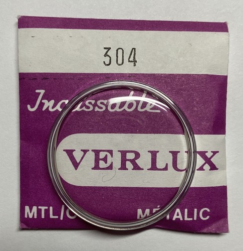 Verre De Montre Verlux Metalbloc En Plexi/acier - Occasion, Diamètre 309, Pour Remplacement De Montre