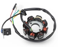8 Pole Coil Ignition Stator Magneto GY6 125 150cc Moped Scooter Go Kart ATV 5W