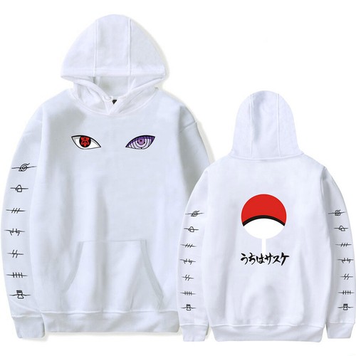 ANIME Clan Uchiha SHARINGAN Kakashi Felpa con cappuccio Pullover Felpa Tops  cappotto XXS-4XL | eBay