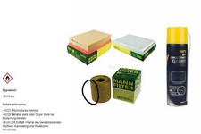 MANN-FILTER Filtersatz MANNOL Klimareiniger für Land Rover Freelander 2 2.2 TD4