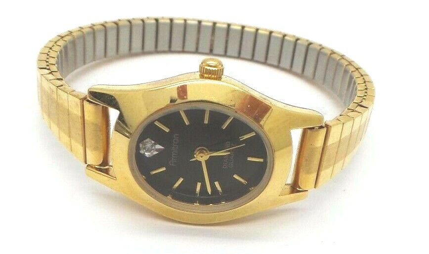 LADIES ARMITRON DIAMOND QUARTZ WATCH 6