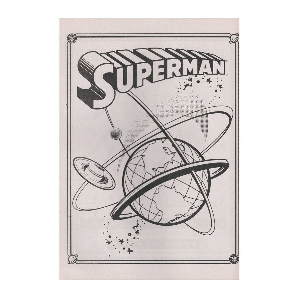 DC Comics Superman Jumbo Coloring Activity Book 96 pages 2012 Edition