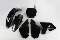 Kunststoff Verkleidung Kit Suzuki RM 85 2000 - 2024 Ufo Plast Schwarz
