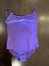 Girls’ Bloch purple dance leotard Size 8/10