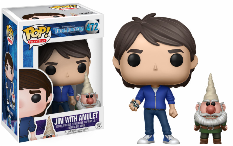 Funko Pop ! Jim With Amulet Limited Edition 472 - Trollhunters - Disponibile!