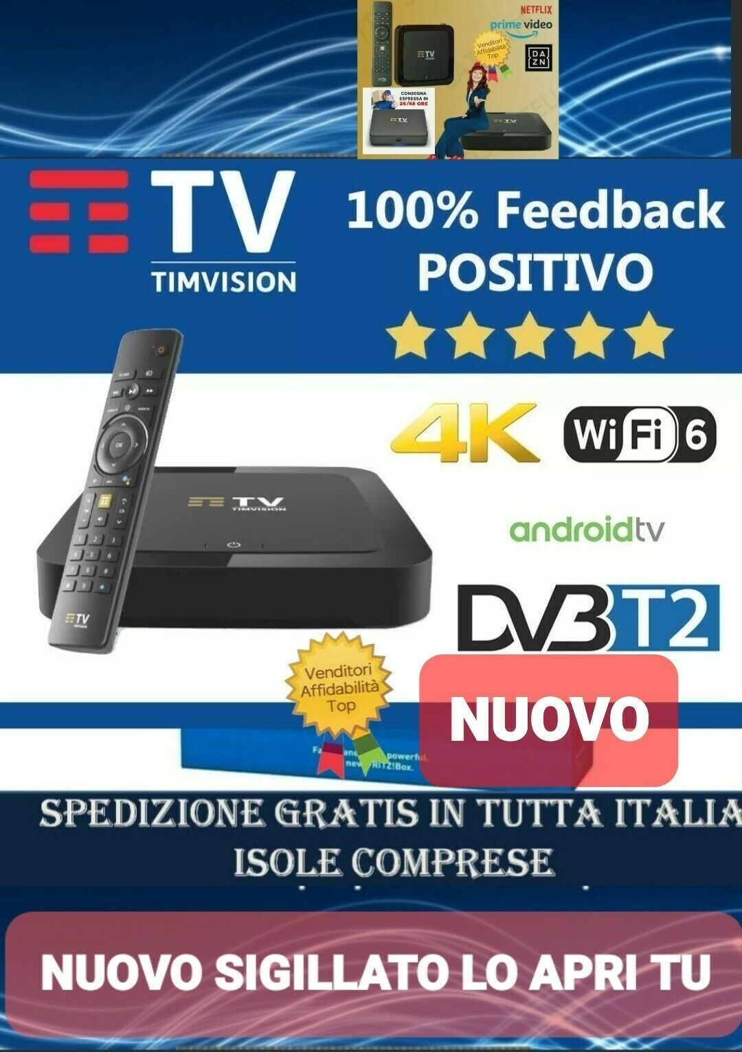 TIM TIMVISION Box (2021) - Android TV Guide