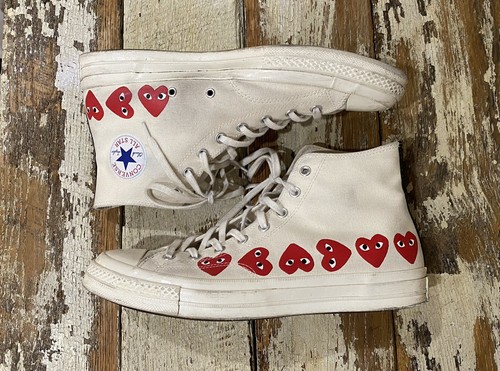 converse comme des garcons size 12