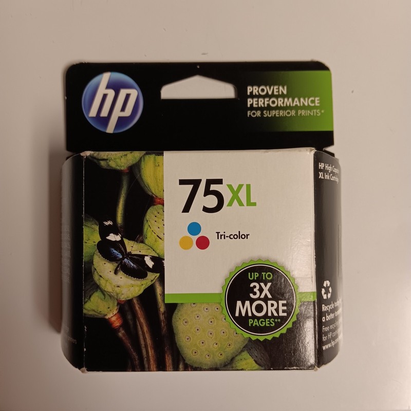 HP 75XL Tri-Color Ink Cartridge CB338WN OEM SEALED Exp 7/2013