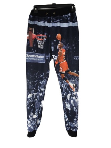 Vintage Michael Jordan hundir Gráfico sudor pantalones raros única difícil  de encontrar la juventud grandes | eBay