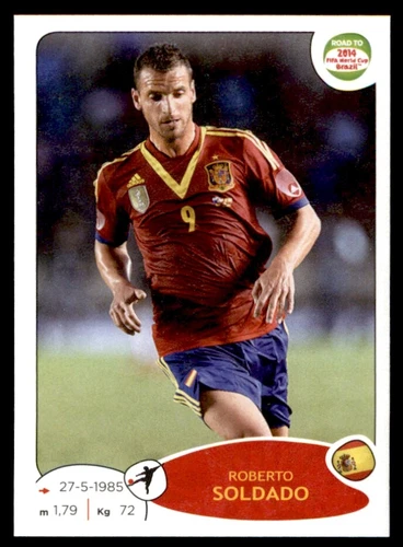 Panini Road to 2014 World Cup - Roberto Soldado Spain No. 143