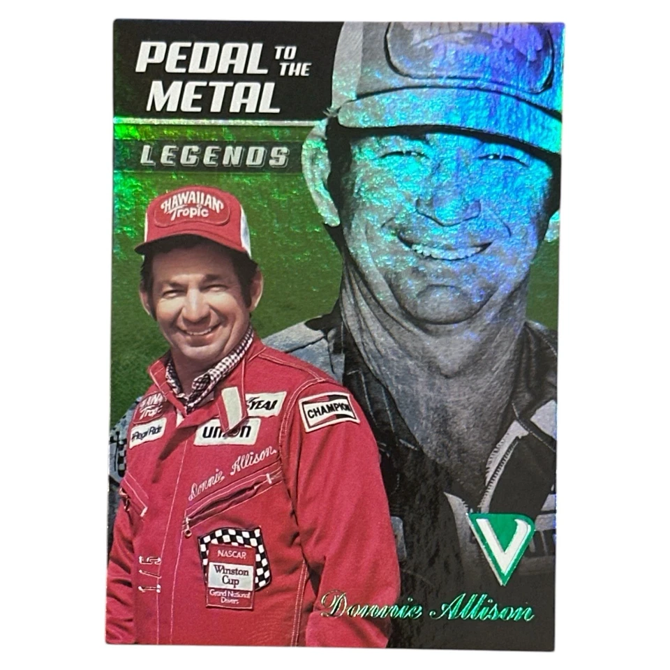 2018 Victory Lane Racing Pedal to the Metal Legends Green #86 Donnie Allison 1/5 - Image 2 of 4