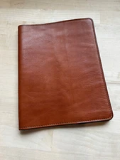 Axe & Awl Leatherworks - Leather Journal Cover Refillable 8"x 10" - made in USA