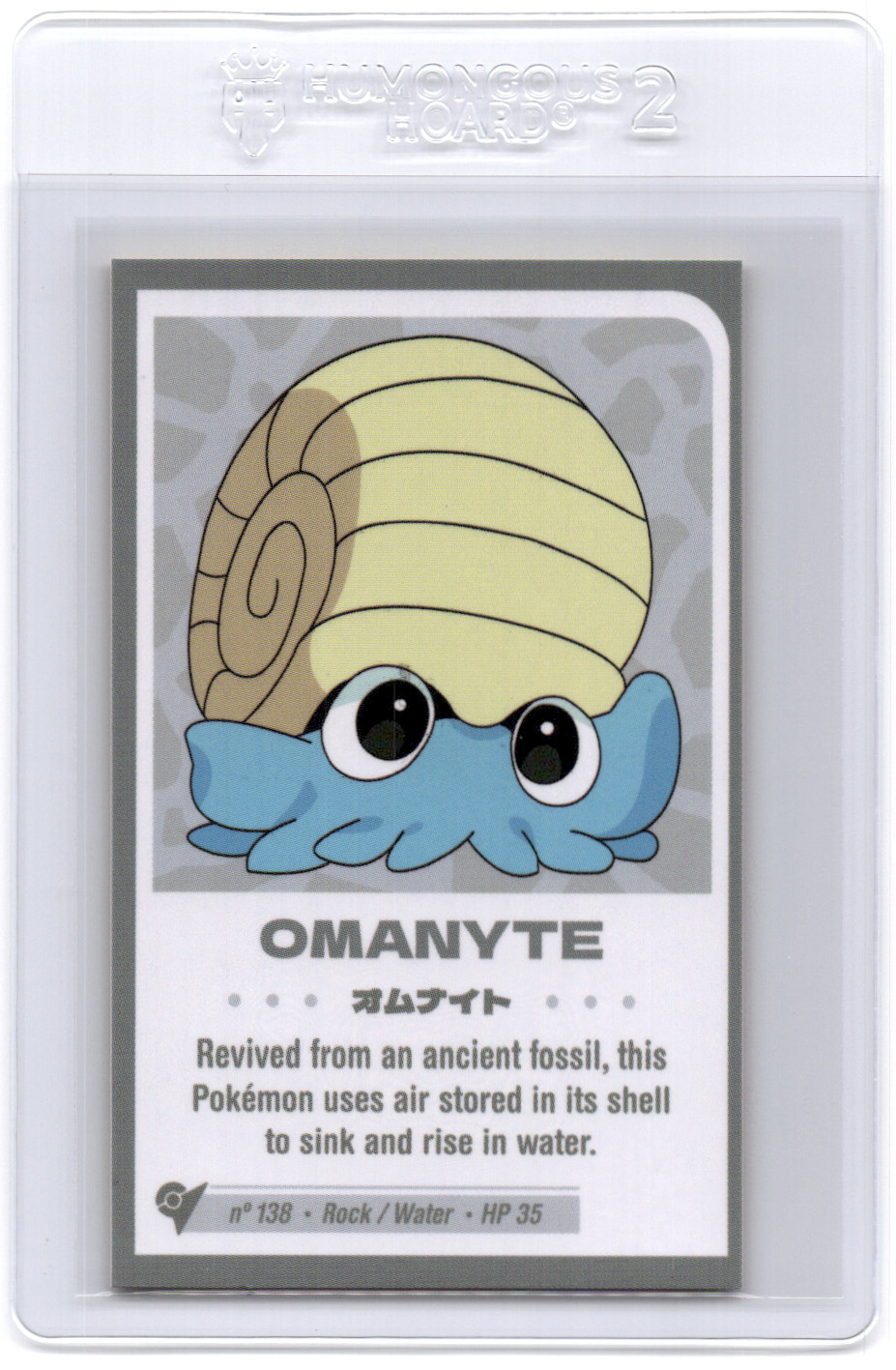 Omanyte Pokemon Card