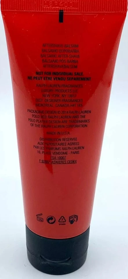 Bálsamo para después del afeitado Polo rojo intenso de Ralph Lauren 3,4 oz/100 ml nuevo sin caja  Foto 2 de 2
