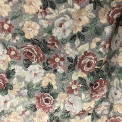 Vintage 1988 Melrose Stil Rosen Stoff Vorhänge 54 L x 66 L Jaqueline Roger s