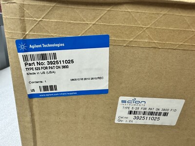 Agilent TYPE 5/25 EFC Module for Varian 3800 Gas Chromatograph, P/N ...
