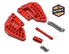 Samix TRX4M-6023RD - TRX-4M Aluminum Front Shock Plate Set (Red)(2)